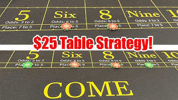 Great & Affordable $25 Craps Table Strategy || Out & About