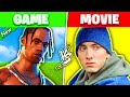 Rap songs that are in games vs rap songs that are in movies