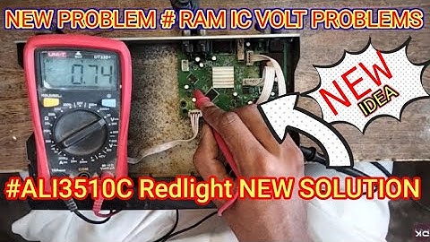 NEW IDEA//how to repair /Ali 3510c red light problem/ all3510c red light problem solution Urdu Hindi