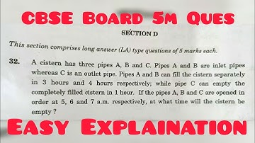 A cistern has three pipes A,B and C. A and B are inlet pipes whereas C is an outlet pipe. Pipes A