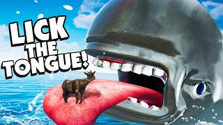 I LICKED The Sea Monsters TONGUE!   in Goat Simulator 3