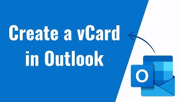 How to Create a vCard in Outlook