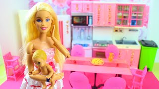 DIY Barbie Dollhouse Project: Making My Doll&#39;s Kitchen