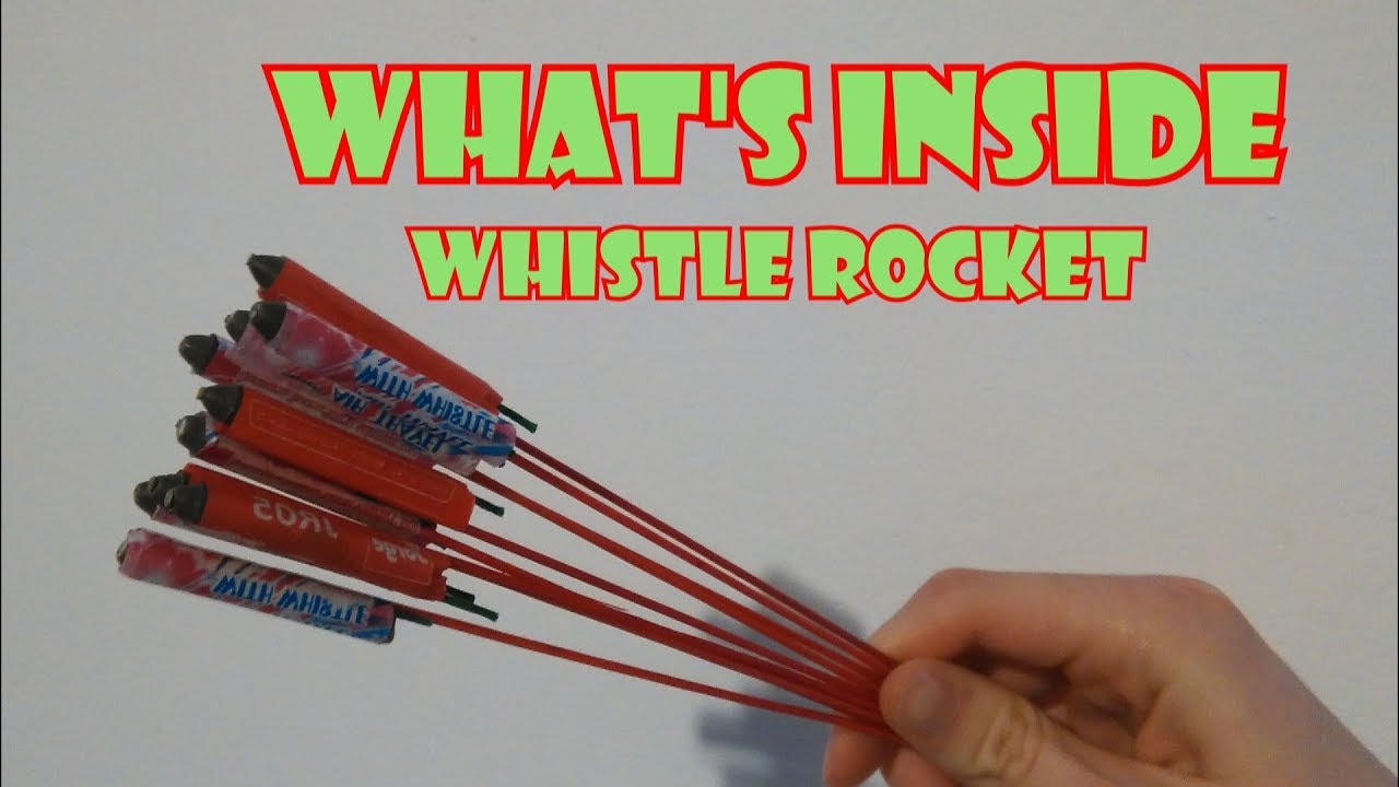 What's inside whistle rocket Amazing! YouTube