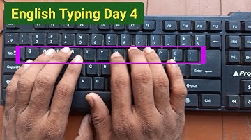 English Typing Day 4 | English Typing Kaise Sikhe | English Typing || Upper Row | Typing Kaise Sikhe