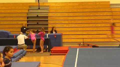 kyra's 1st place vault at centre elite