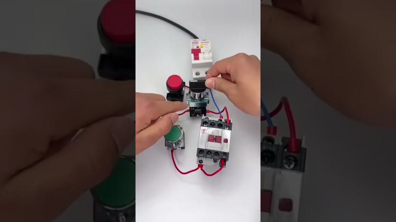Switch A Pulse And Self Locking Circuit By Selector