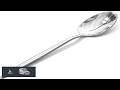 KINGSTONE 4 Piece Dinner Spoon Set 8.2" Tablespoons Silverware Premium 18 10 Stainless