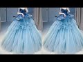 Cinderella gownprincess gownball gown cutting  stitching  gown    easy way to make gown