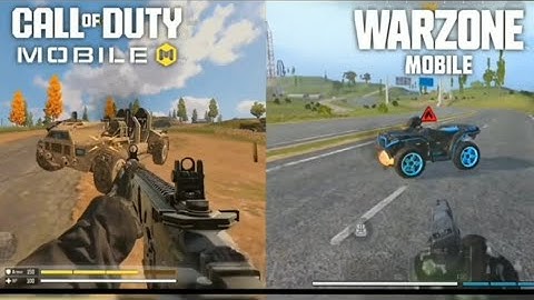 Cod Mobile Vs Warzone Mobile India | Massive Comparison #warzonemobile #codm #comparison