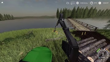 joe plowman logging farm simulator 19 cutting trees