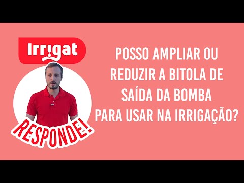 Vídeo: Qual redutor é usado na descarga da bomba?