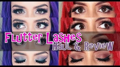Flutter Lashes Review | Storm, Selfie, Crazed, Sprinkles