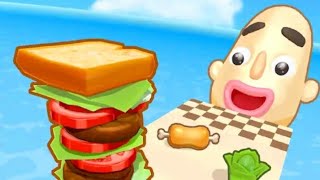 Sandwich Runner 3D Game(Noob pro and Hacker)
