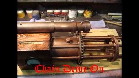 Steampunk Gatling gun build