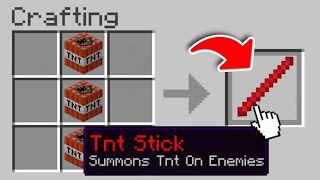 Minecraft But, There Are Custom Sticks...!!