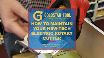 Tutorial - Maintaining Your New-Tech Rotary Cutter - Goldstartool.com - 800-868-4419
