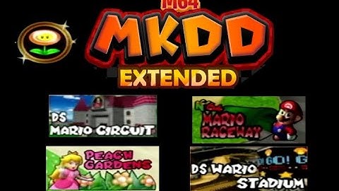 Mario Kart Double Dash M64 1.0 Extended - Flower Cup (New Tracks)