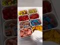 Red 40 snack box 🌶️ #snacks  #snackbox #restock #organize #viral #yum #pantry #asmr #shorts #home