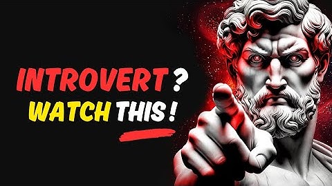 Watch this if you are an introvert | Stoicism philosophy of life