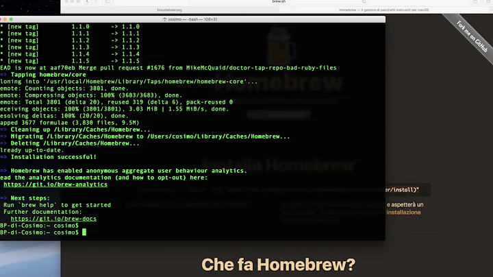 Installing Node.js with Homebrew