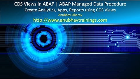 AMDP and CDS Views in S/4HANA | S/4 HANA technical training | ABAP on HANA tutorials