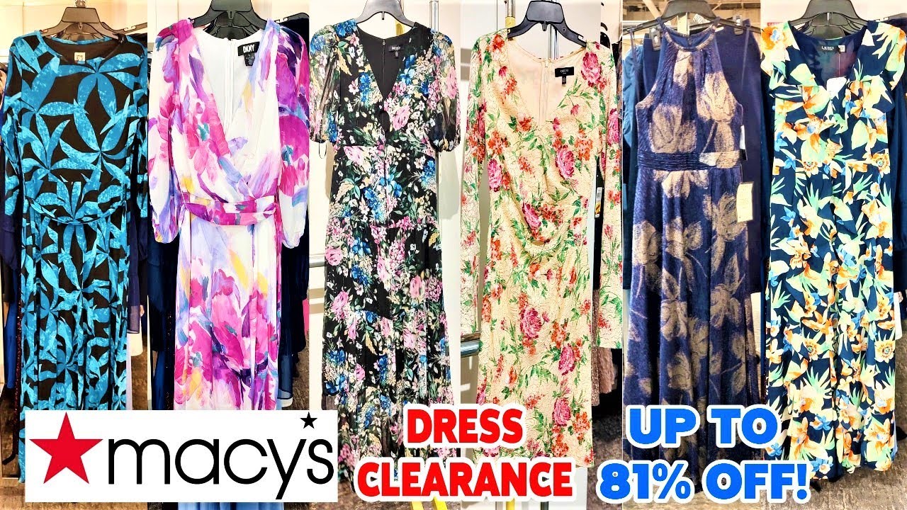 macy’s clearance dresses