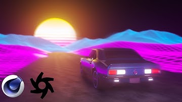 Creating  a Cinema4D and Octane Retro Car Render I Cinema4D and Octane Speedart I Daily Render