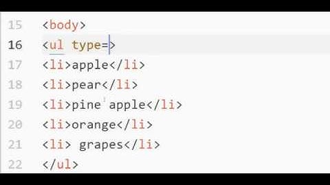 Html : Unordered List in Html 5.0