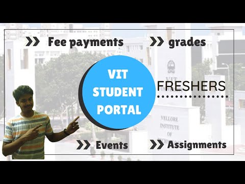 All about VIT UNIVERSITY STUDENT PORTAL|website tour by student