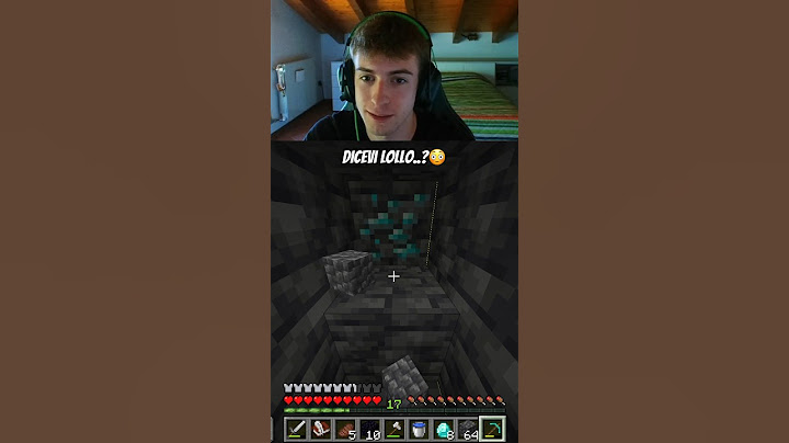 COME TROVARE I DIAMANTI AL 100% SU MINECRAFT #minecraft