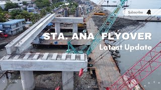 Drone Shot: Latest Update of Sta. Ana Flyover Coastal Road, Davao City