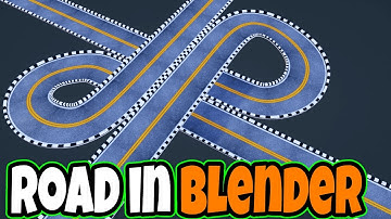 Roads in blender are super easy now | blender tutorial
