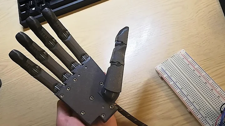 3D Printed Arduino Servo Robot Hand - ARX Hand Project MK0S