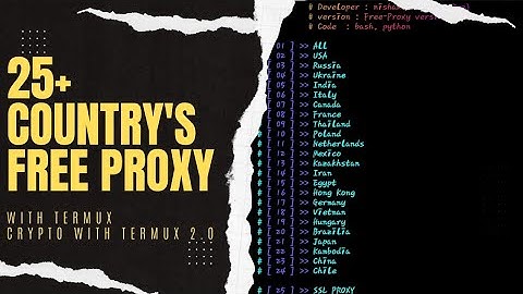 Free Proxy Tool|| How To install Proxy Tool In Termux || Crypto With Termux 2.0