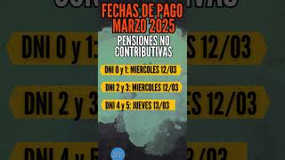 💥 FECHAS de PAGO PNC en MARZO | CUANDO COBRO con BONO ➕ AUMENTO | #anses #jubiladosypensionados #PNC