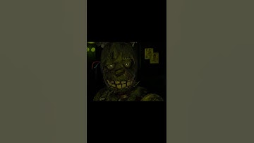 Aftons disappointed  #blender #fnaf #springtrap #3d #animation #fivenightsatfreddys