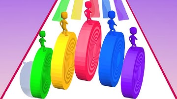 Layers Roll 🍥🍭 in All Level Gameplay Walkthrough iOS,Android New Trailers Update Mobile Games D8JNB