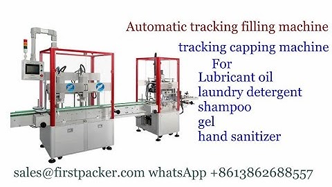 2L LAUNDRY DETERGENT TRACKING FILLING AND CAPPING MACHINE, تتبع نوع غسالة ملء آلة