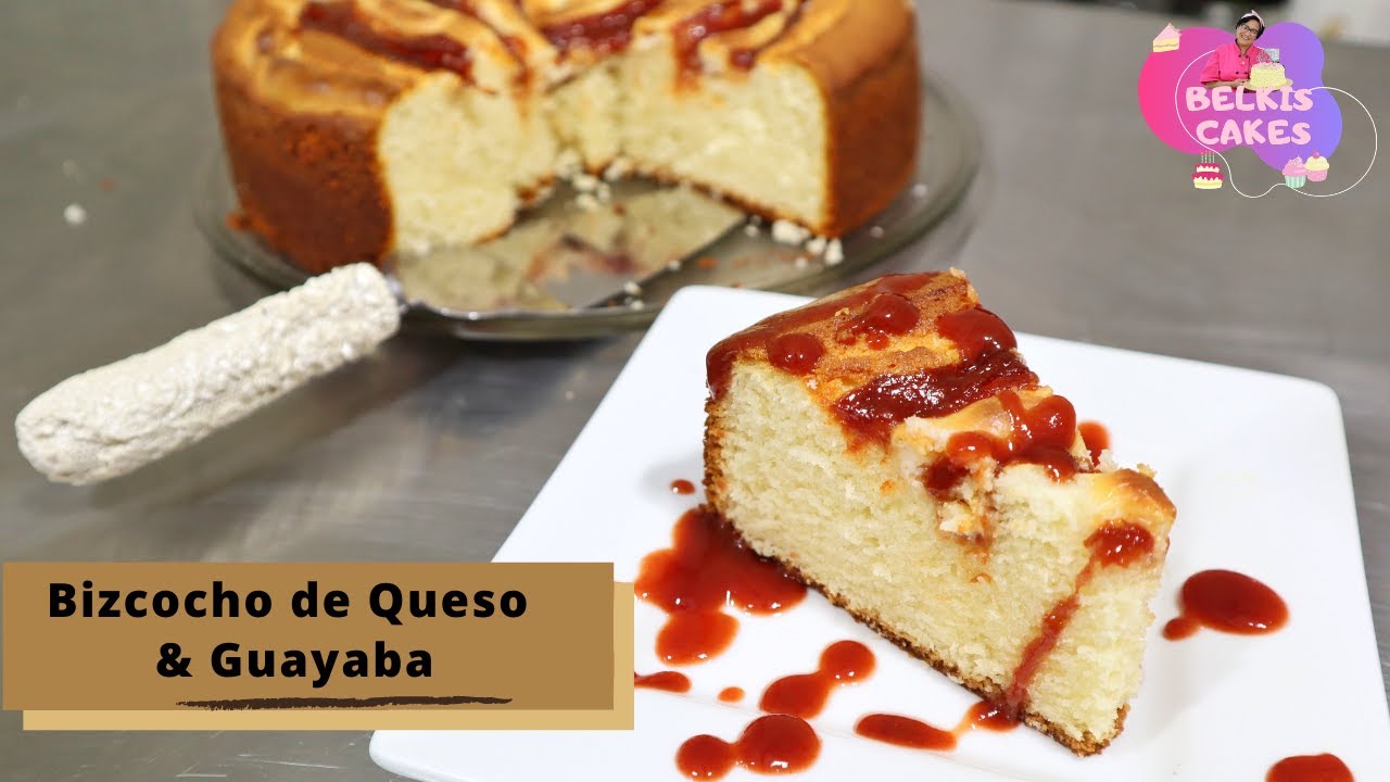 COMO HACER UN BIZCOCHO DE QUESO Y GUAYABA | BELKIS CAKES