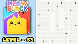 MeowBlock! Level 63 Walkthrough Solution