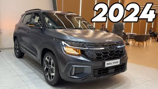 2024 NEW KIA SELTOS X LINE MATTE BLACK TOP MODEL ❤️ KIA SELTOS X LINE 2024TOP MODEL UPDATED