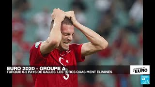 Euro-2021 : Turquie 0-2 Pays de Galles, les Turcs quasiment éliminés