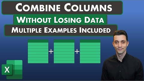 Excel Tips - Combine Data in Columns without Losing Data | Multiple Examples Included