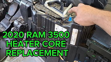 2020 dodge ram 3500 heater core replacement