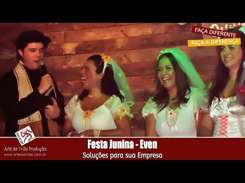 Ações Motivacionais e Endomarketing - Festa Junina - Na festa da EVEN esse padre deu o que falar