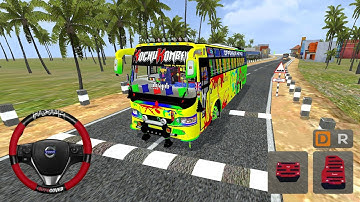 Speed Breaker in Bus Simulator Indonesia - tourist bus Mod For Bussid - Offroad Map Mod Gameplay 