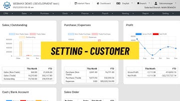 (华语) Setting - Customer (Webmax ERP System) (V3)