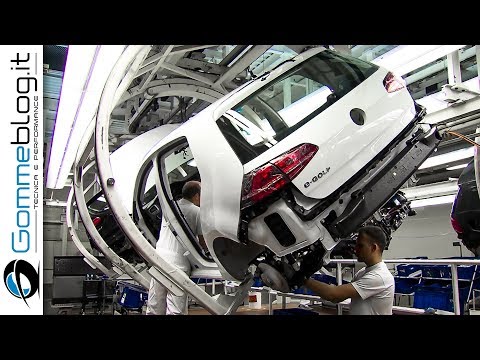 CAR FACTORY: VOLKSWAGEN Golf Production Line 2017 - HOW IT'S MADE