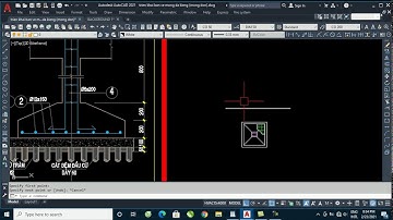 AutoCAD kết cấu - Bài 1:Triển khai bản vẽ mặt bằng và chi tiết móng đơn